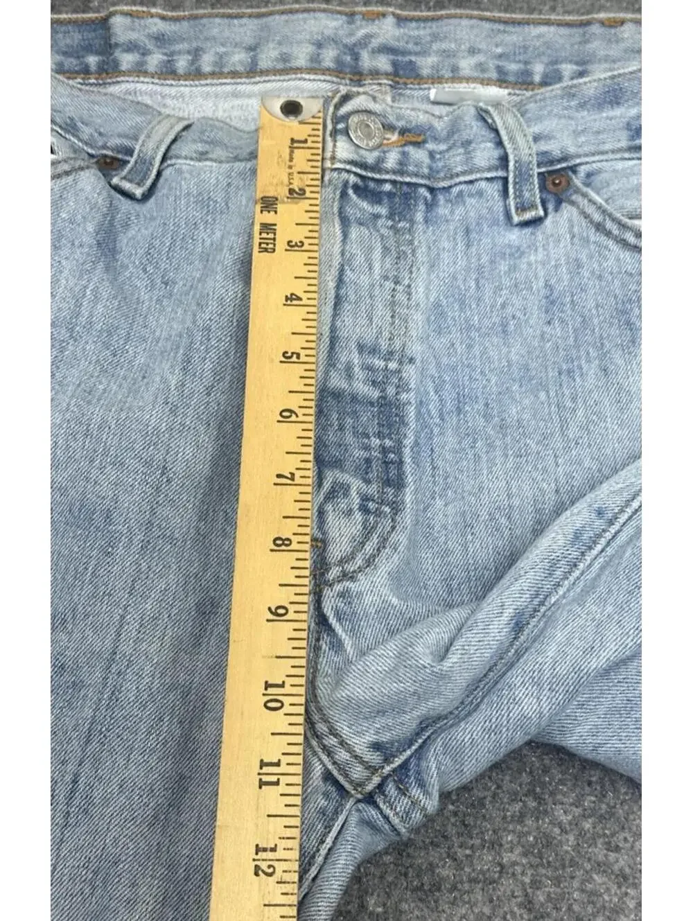 Levi’s 501 Jeans Men’s 38x32 Blue Button Fly Straight Leg WPL 423 Vintage Denim